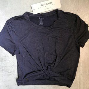 BuffBunny Knotty Top - Size Large - Navy